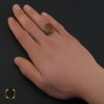 5 انگشتر عقیق یمن با حکاکی یا اباالحسن یا امیرالمومنین مردانه – کد 10589 - تصویر 5