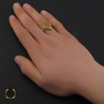انگشتر عقیق یمن با حکاکی استغفر الله مردانه – کد 10591 - تصویر 5