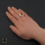 5 انگشتر عقیق یمن با حکاکی علی رکن الایمان مردانه – کد 10593 - تصویر 5
