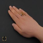 5 انگشتر عقیق یمن با حکاکی یا فتاح مردانه – کد 10597 - تصویر 5