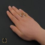 5 انگشتر عقیق یمن با حکاکی یا زینب مردانه – کد 10601 - تصویر 5