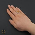 انگشتر عقیق یمن با حکاکی یا رب العالمین مردانه – کد 10608 - تصویر 5