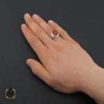 5 انگشتر عقیق یمن با حکاکی یا رحمن مردانه – کد 10611 - تصویر 5