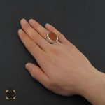 انگشتر عقیق یمن با حکاکی شرف الشمس و ماشاالله لا قوه الا بالله ان ترن انا اقل منک مالا و ولدا مردانه – کد 10506 - تصویر 5