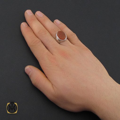 5 انگشتر عقیق یمن با حکاکی ها علی بشر كيف بشر مردانه – کد 10618 - تصویر 5