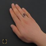 5 انگشتر عقیق یمن خوش رنگ مردانه هنر دست استاد رحمانی - کد 10634 - تصویر 5