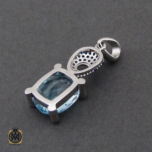 سرویس توپاز آبی طرح نغمه زنانه - کد 7223 - تصویر 5