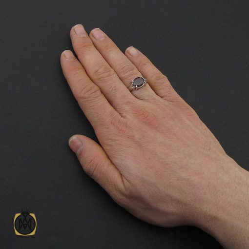 5 انگشتر گارنت اسپرت دست ساز - کد 10648 - تصویر 5