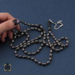5 تسبیح 101 دانه یسر حجاز نقره کوب و مرغوب - کد 4335 - تصویر 5