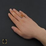 انگشتر عقیق یمن با حکاکی یا کریم العفو مردانه – کد 10520 - تصویر 5
