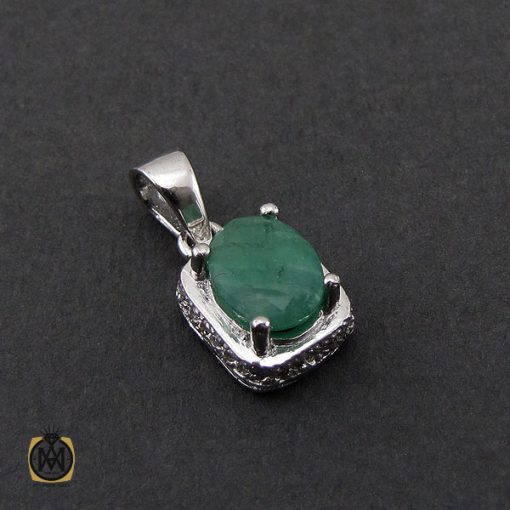 سرویس زمرد زنانه خوش رنگ و معدنی طرح آیما - کد 7196 - تصویر 5