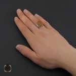 انگشتر عقیق یمن با حکاکی یا ثارالله مردانه – کد 10522 - تصویر 5