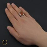 انگشتر عقیق یمن با حکاکی هو العلی الاعلی مردانه – کد 10529 - تصویر 5