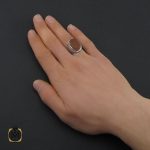 انگشتر عقیق یمن با حکاکی شرف الشمس و یا اباالقاسم یا رسول الله مردانه – کد 10539 - تصویر 5
