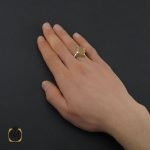 انگشتر عقیق یمن با حکاکی الحمد الله مردانه – کد 10542 - تصویر 5