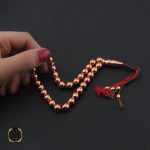 5 تسبیح مس 33 دانه خوش دست و مرغوب - کد 4326 - تصویر 5