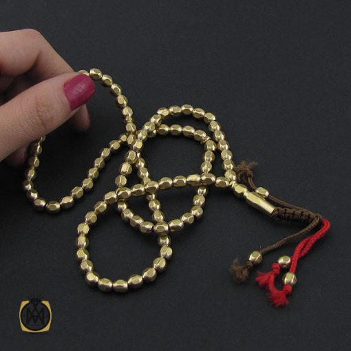 تسبیح برنج 101 دانه تراش - کد 4329 - تصویر 5