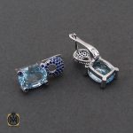 6 سرویس توپاز آبی طرح نغمه زنانه - کد 7223 - تصویر 6