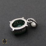 سرویس زمرد معدنی زنانه طرح باران- کد 7197 - تصویر 6