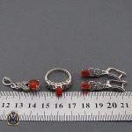 7 سرویس عقیق یمن و مارکازیت طرح آنیل زنانه -کد 7205 - تصویر 7