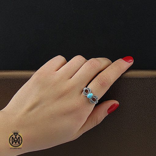 سرویس فیروزه نیشابور و مارکازیت طرح نیلا زنانه -کد 7213 - تصویر 7