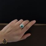 8 سرویس زمرد معدنی زنانه طرح آدرینا- کد 7194 - تصویر 8