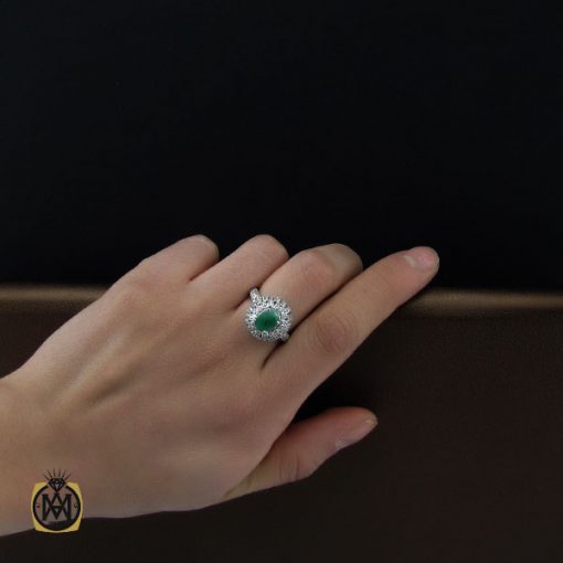 8 سرویس زمرد معدنی زنانه طرح آدرینا- کد 7194 - تصویر 8