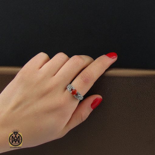 سرویس عقیق یمن و مارکازیت طرح آنیل زنانه -کد 7205 - تصویر 8