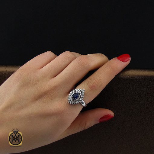 سرویس جید آبی طرح سلما زنانه -کد 7207 - تصویر 8