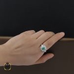 8 سرویس زمرد معدنی زنانه طرح آروشا- کد 7195 - تصویر 8