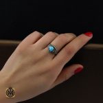 8 سرویس فیروزه نیشابور و مارکازیت طرح آتنا زنانه -کد 7215 - تصویر 8