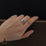 8 سرویس زمرد زنانه خوش رنگ و معدنی طرح آیما - کد 7196 - تصویر 8
