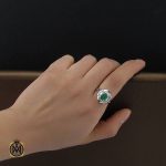 8 سرویس زمرد معدنی زنانه طرح سامینا- کد 7200 - تصویر 8