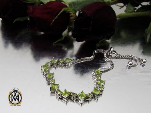 دستبند زبرجد طرح رسپینا زنانه -کد 1094 - تصویر 6