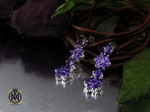 گوشواره آمتیست زنانه