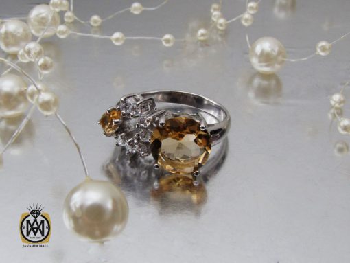 انگشتر-سیترین-زنانه انگشتر سیترین زنانه