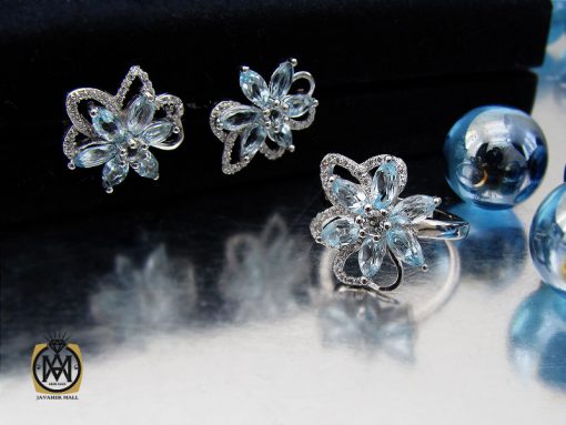 سرویس توپاز زنانه نقره