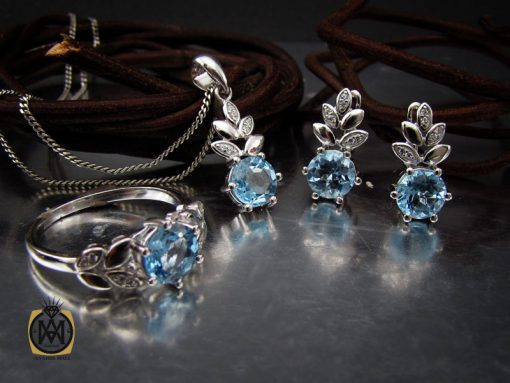 سرویس توپاز زنانه نقره