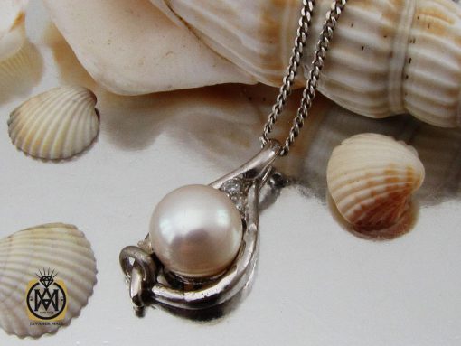 مدال زنانه مروارید نقره