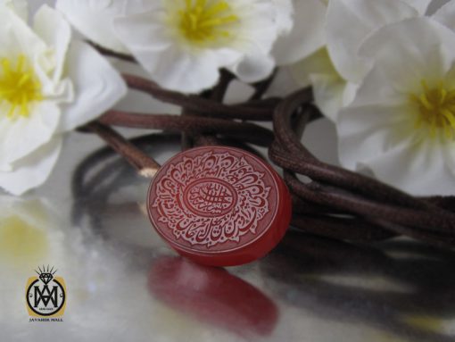 نگین عقیق یمن با حکاکی و من یتق الله هنر دست استاد قدر - کد 9074 - تصویر 5