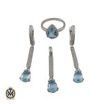 سرویس توپاز زنانه نقره