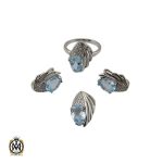 سرویس توپاز زنانه نقره