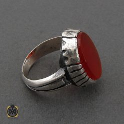 انگشتر عقیق قرمز مردانه – کد 10777 انگشتر عقیق قرمز مردانه – کد 10777