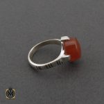 انگشتر عقیق یمن با حکاکی شرف الشمس مردانه – کد 10780 - تصویر 2