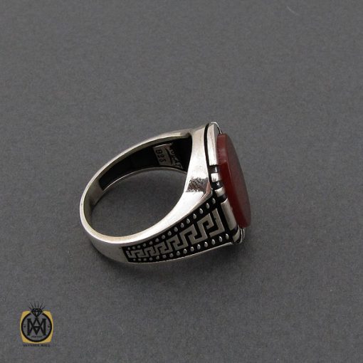 انگشتر عقیق قرمز مردانه
