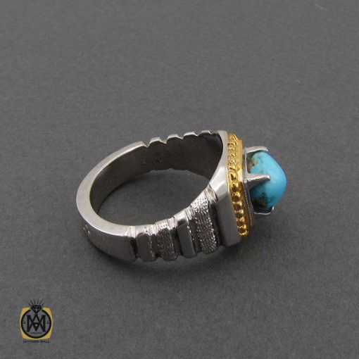 انگشتر فیروزه نیشابور مردانه