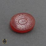 2 نگین عقیق یمن با حکاکی و من یتق الله هنر دست استاد قدر - کد 9074 - تصویر 4