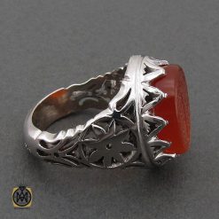 انگشتر عقیق یمن با حکاکی ماشاالله لا قوه الا بالله ان ترن انا اقل منک مالا و ولدا مردانه - کد 10696 انگشتر عقیق یمن با حکاکی ماشاالله لا قوه الا بالله ان ترن انا اقل منک مالا و ولدا مردانه - کد 10696