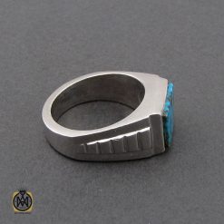 انگشتر نیشابوری خوش طبع و مرغوب مردانه هنر دست استاد شرفیان - کد 10751 انگشتر نیشابوری خوش طبع و مرغوب مردانه هنر دست استاد شرفیان - کد 10751