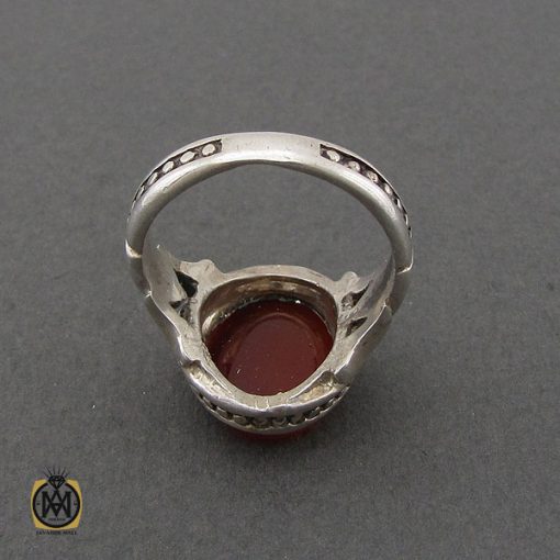 3 انگشتر عقیق قرمز مردانه – کد 10763 - تصویر 3